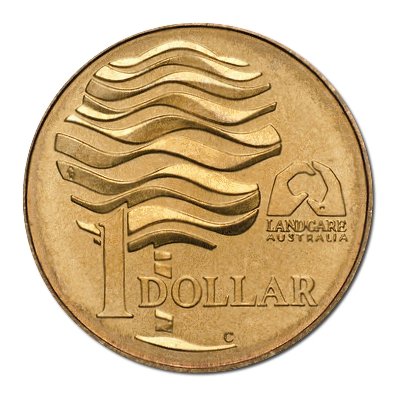 $1 1993 Landcare Mintmark UNC