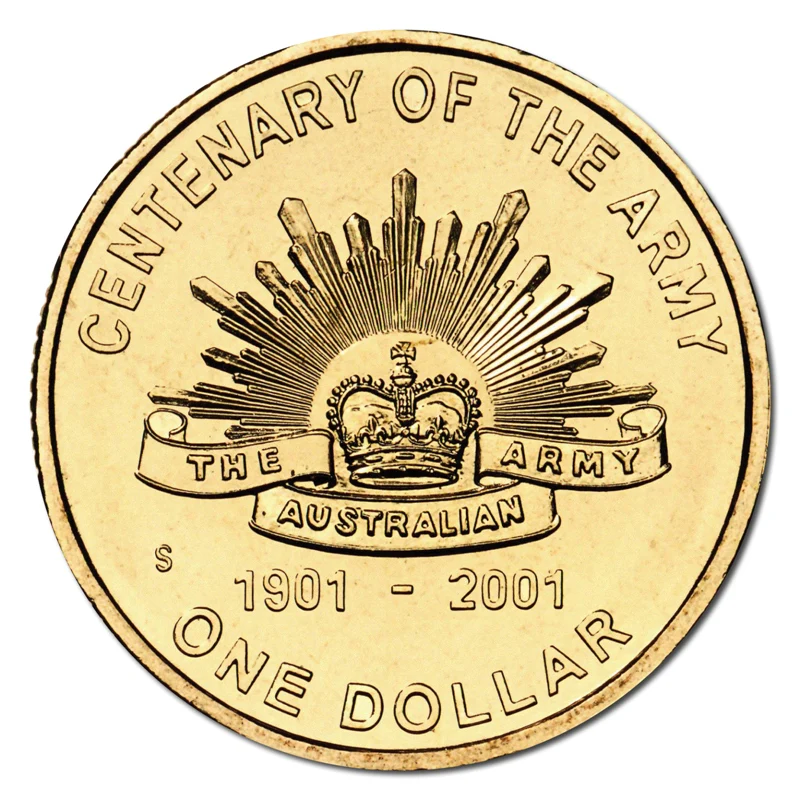 $1 2001 Australian Defence Forces Trio Al/Bronze UNC - Image 3