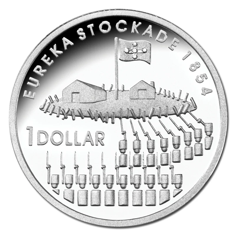 $1 2004 Eureka Stockade Silver Proof - Image 2