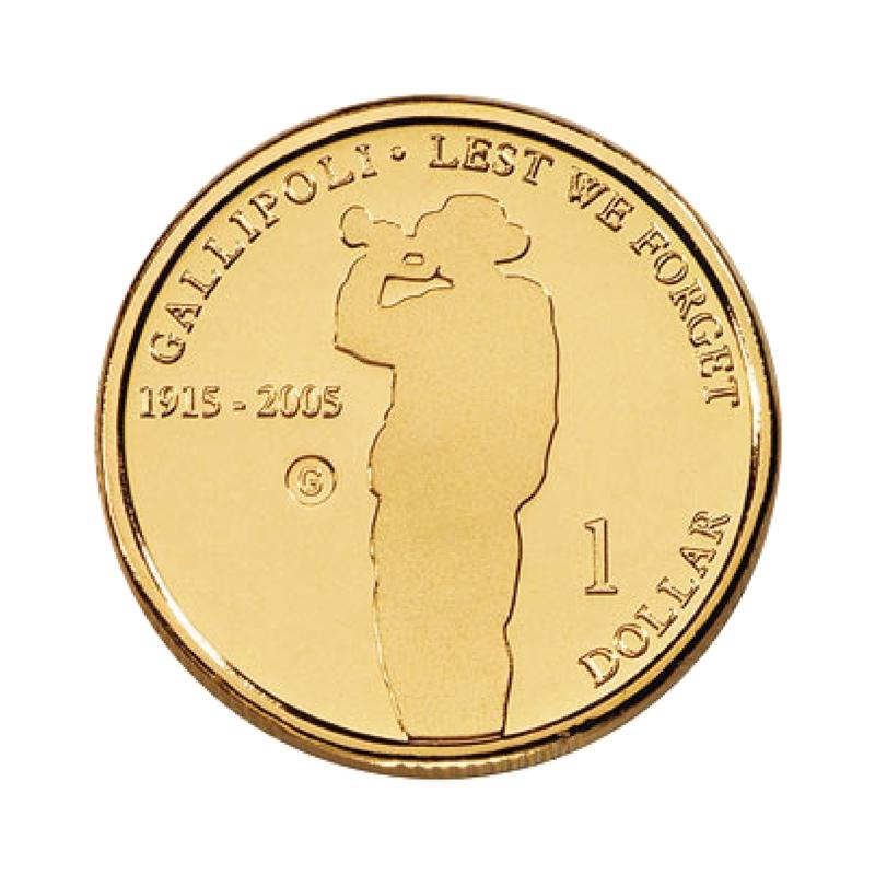 $1 2005 Gallipoli Mint/Privy Mark UNC - Image 4