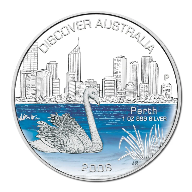 2006 Discover Australia - Perth 1oz Silver Proof - Image 2