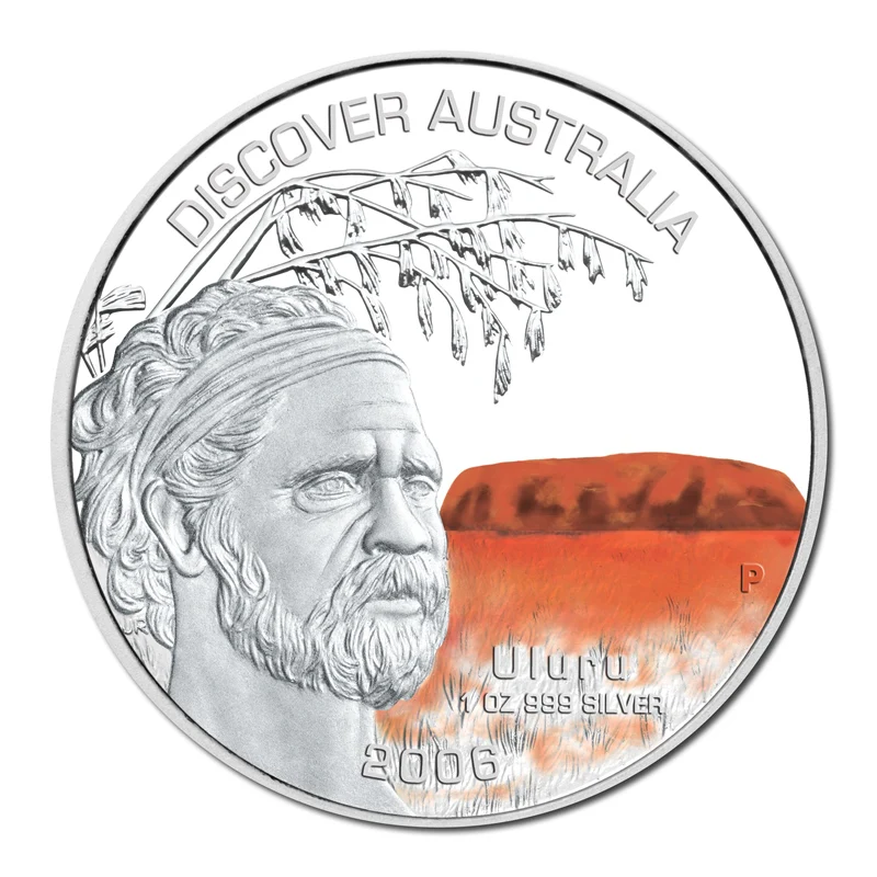 2006 Discover Australia - Uluru 1oz Silver Proof - Image 2