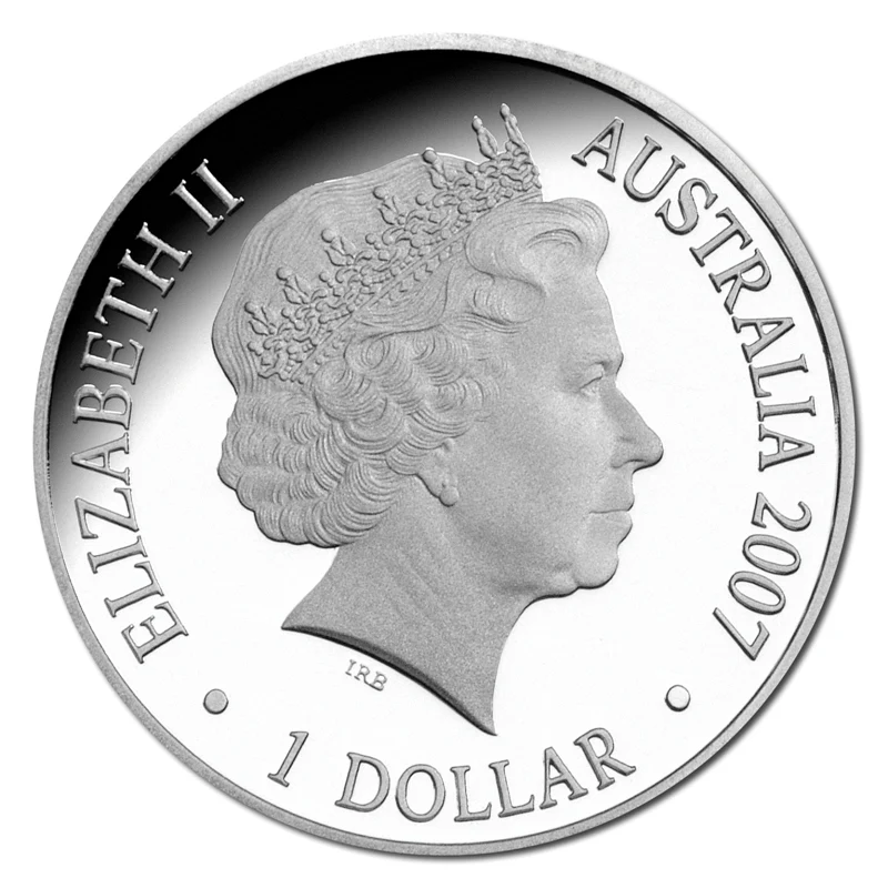 $1 2007 Year of the Pig Silver Proof - Image 3