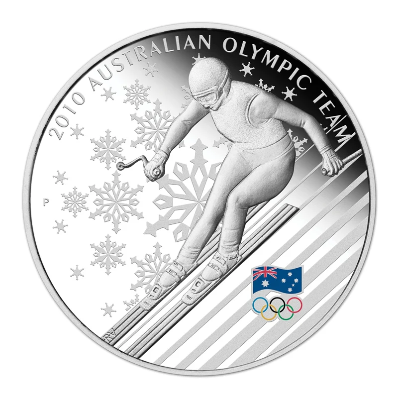 2010 Australian Olympic Winter Team 1oz Silver Proof - Image 2