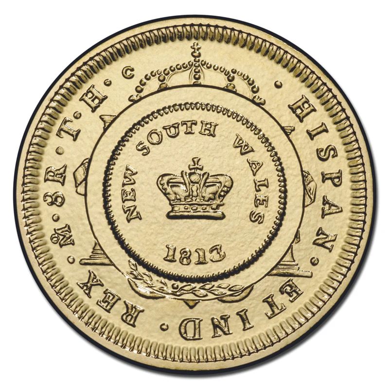 $1 2013 Holey Dollar & Dump Mintmark/Counterstamp UNC