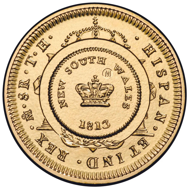 $1 2013 Holey Dollar & Dump Mintmark/Counterstamp UNC - Image 2