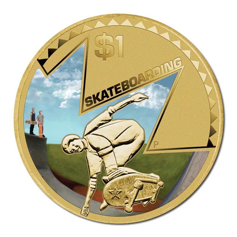 $1 2013 Young Collectors - Skateboarding Coloured UNC - Image 2
