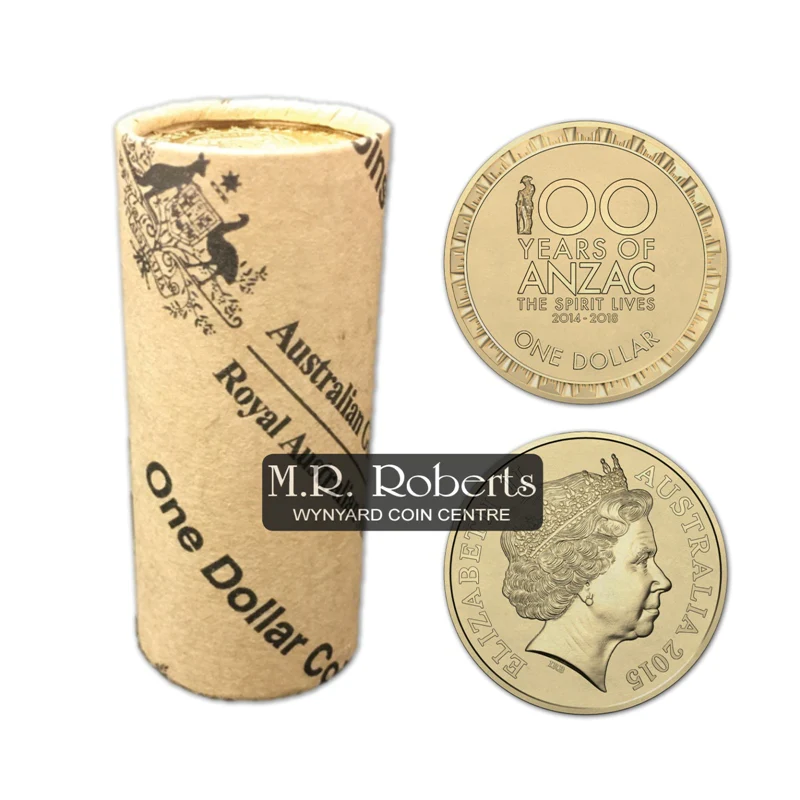 $1 2014-2018 ANZAC Spirit Lives Mint Roll Set - Image 4