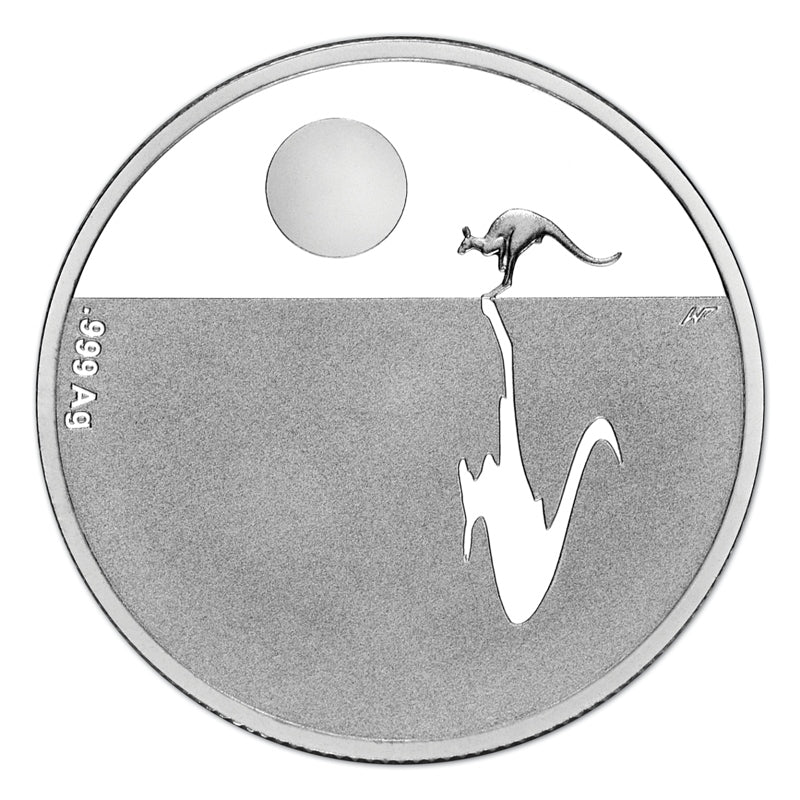 $1 2014 Sunset Kangaroo Silver Proof - Image 2