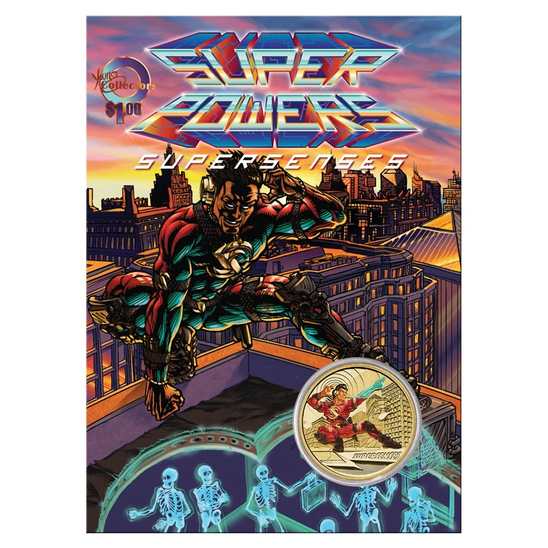 2014 Super Powers $1 6 Coin Pack UNC - Image 7