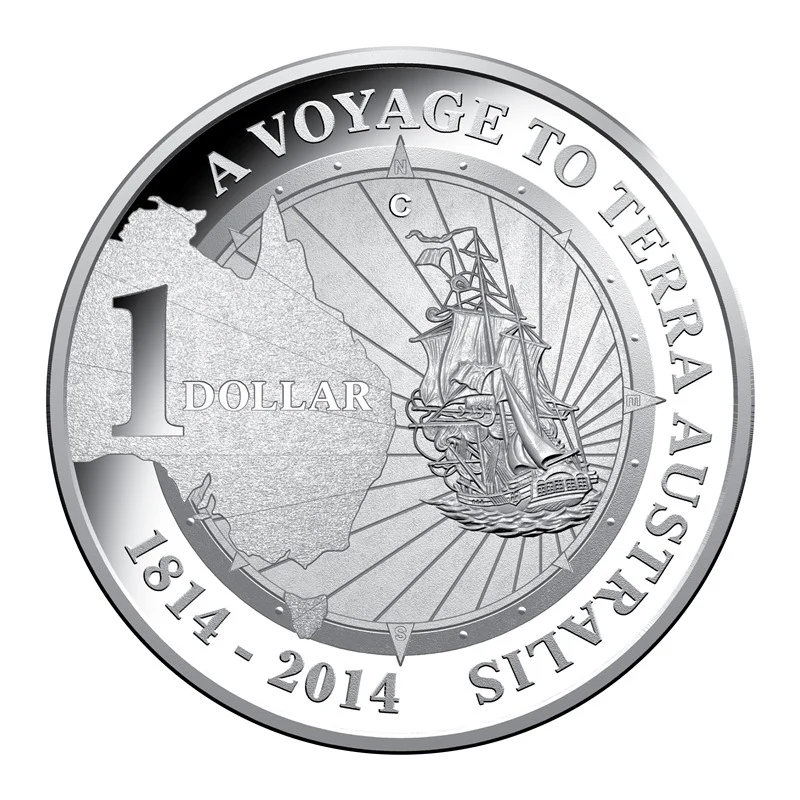 $1 2014 Terra Australis Silver Proof - Image 2