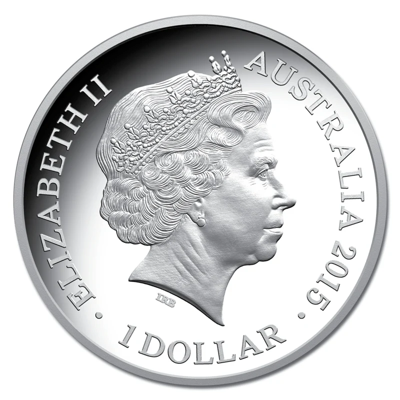 $1 2015 Year of the Goat R.A.M Silver Proof - Image 3