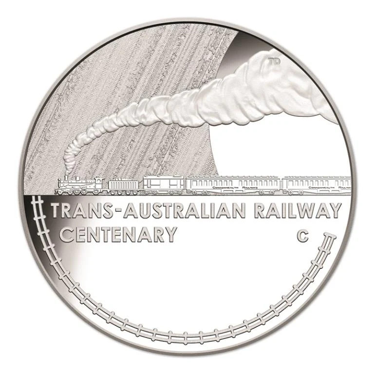 $1 2017 Trans-Australian Railway Silver Proof - Image 2