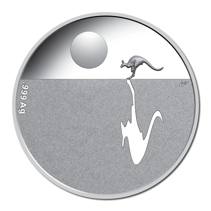 $1 2018 Sunset Kangaroo Silver Proof - Image 2