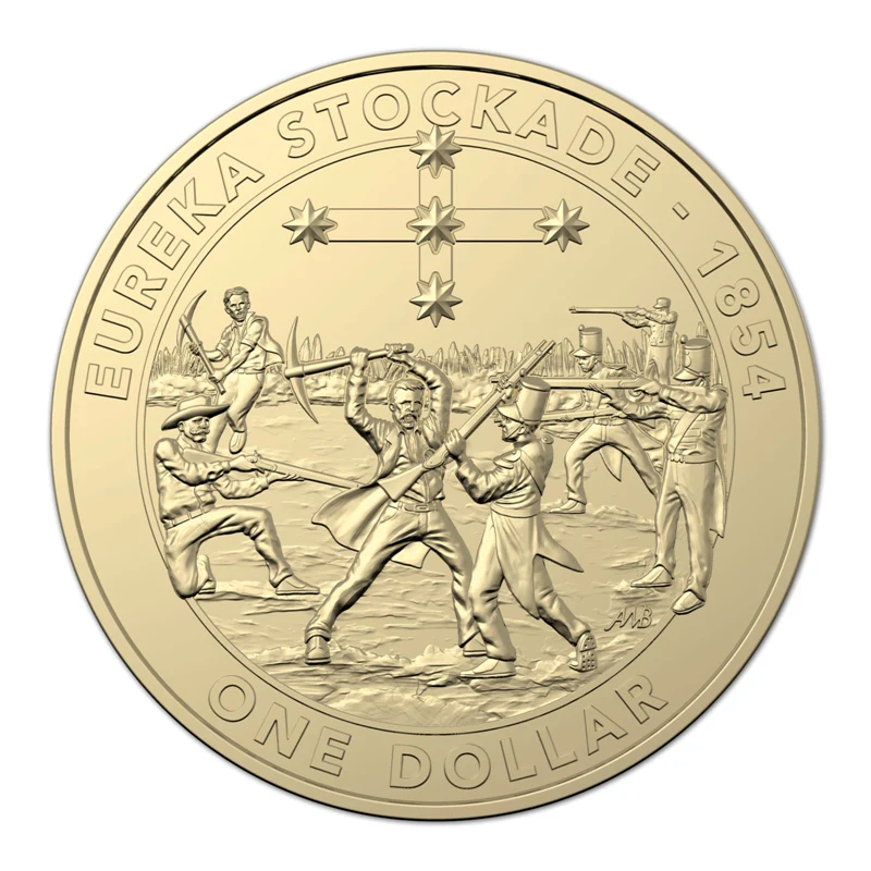 $1 2019 Eureka Stockade UNC - Image 2