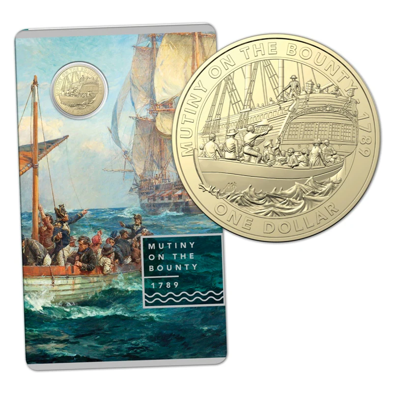 $1 2019 Mutiny on the Bounty Al/Bronze UNC