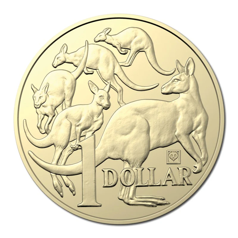 $1 2019 Panda Privy Mark Al/Bronze UNC - Image 2