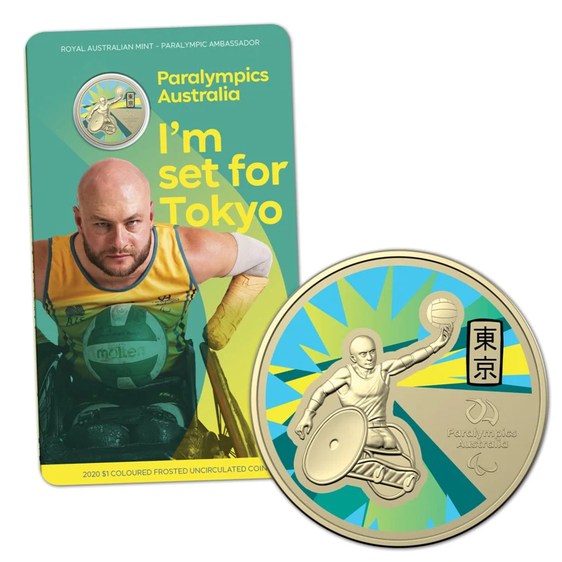 $1 2020 Australian Paralympic Team UNC