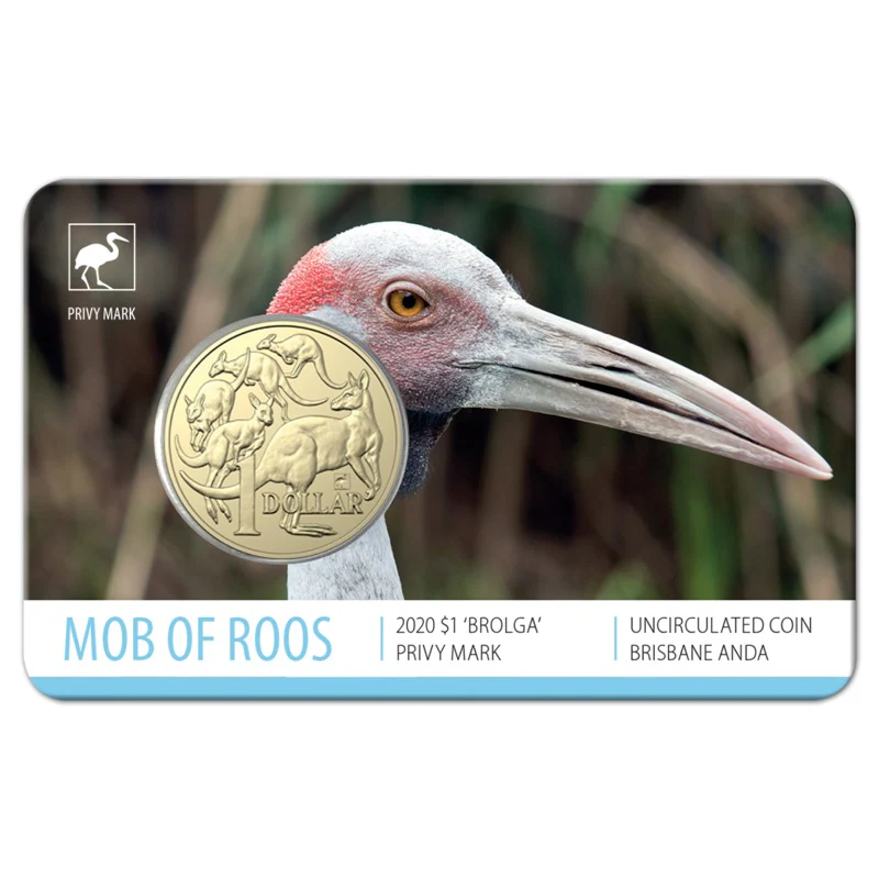 $1 2020 Brolga Privy Mark - ANDA Brisbane