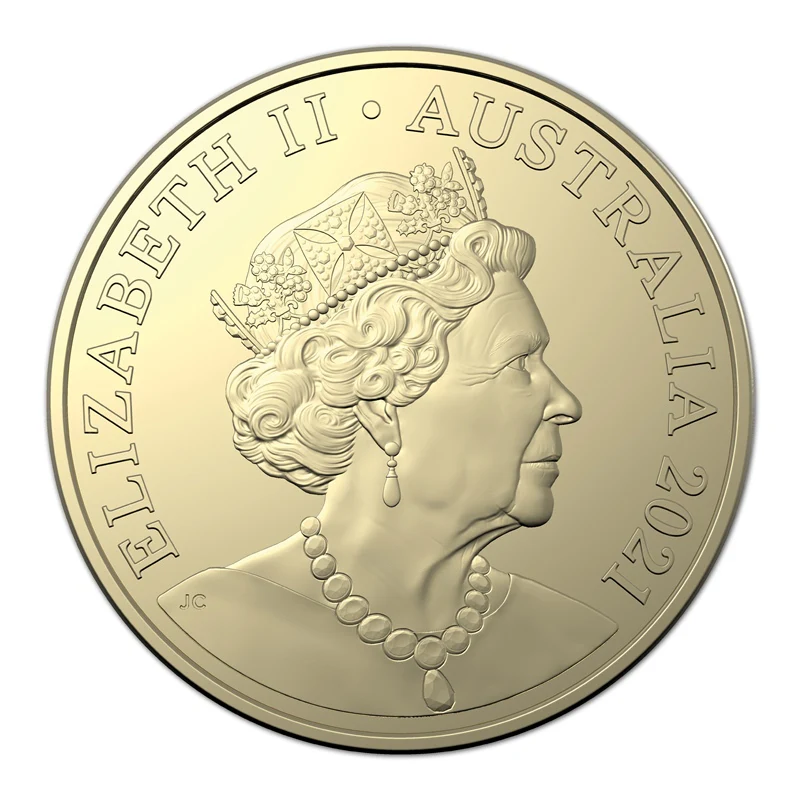 $1 2021 Ginger Meggs Centenary Coloured 2 Coin UNC Set - Image 4
