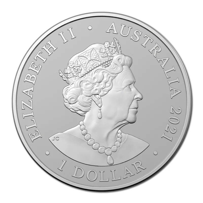 $1 2021 Star Dreaming - The Shark in the Stars 1/2oz Silver UNC - Image 3