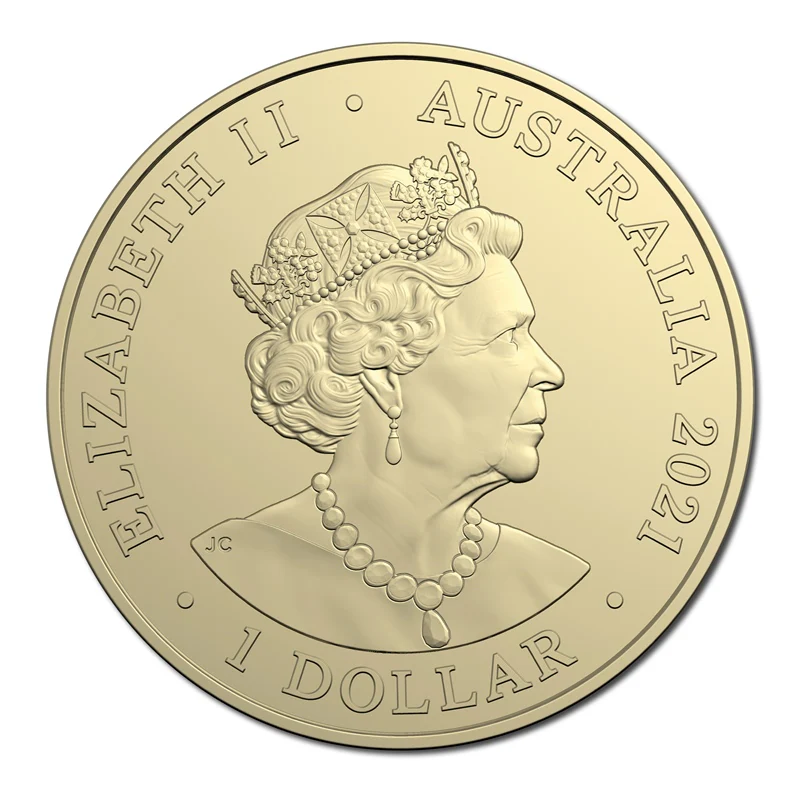 $1 2021 Year of the Ox 2 Coin Set UNC - Image 4