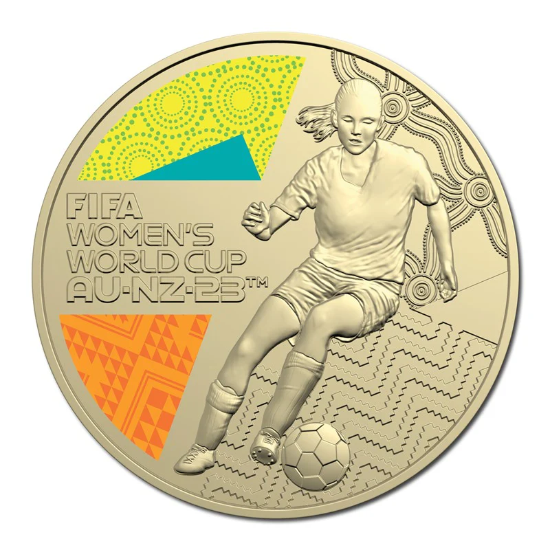 $1 2023 FIFA Women's World Cup™ Coloured UNC - Image 2