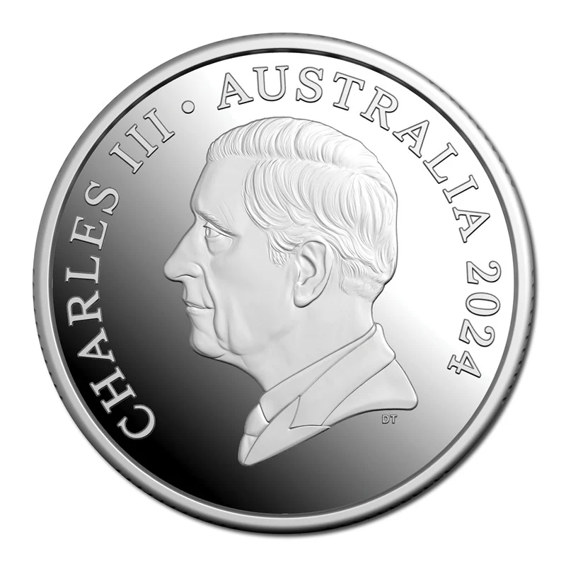 $1 2024 Kangaroo 1oz Silver Proof - Desert Life - Image 3