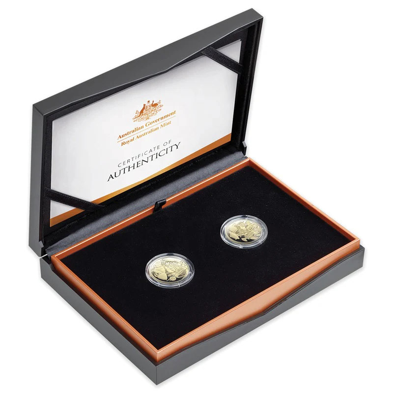$1 2025 Aussie Big Things 2 Two Coin Al/Bronze Proof Set - Image 5