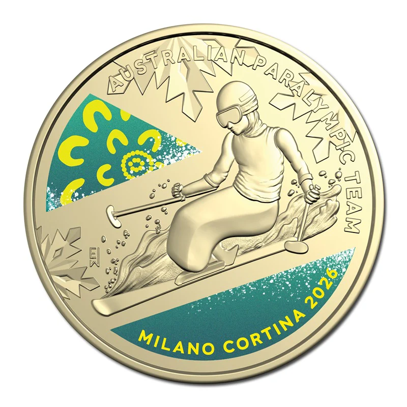 $1 2026 Winter Paralympics Coloured UNC - Image 2