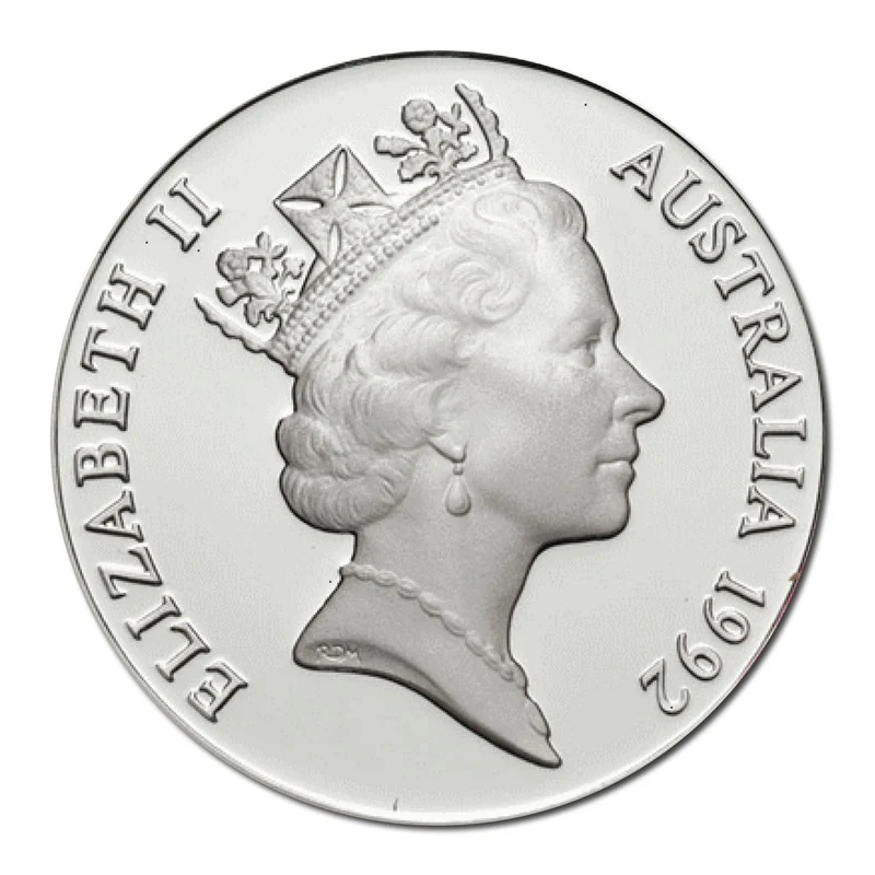 $10 1992 Emperor Penguins Silver Proof - Image 3