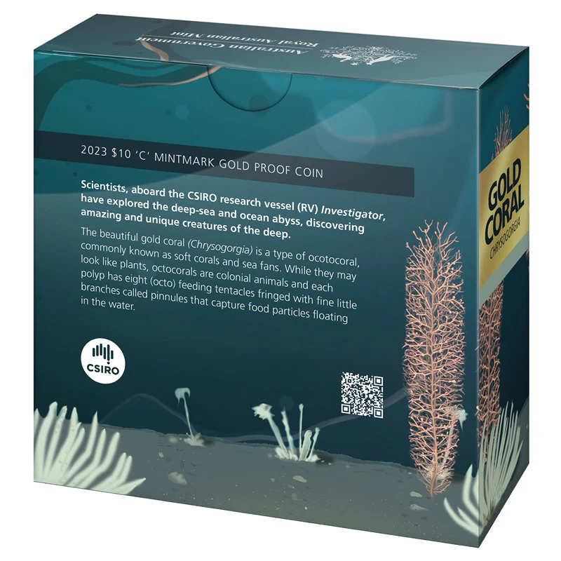 $10 2023 Creatures of the Deep Gold Proof - Image 5
