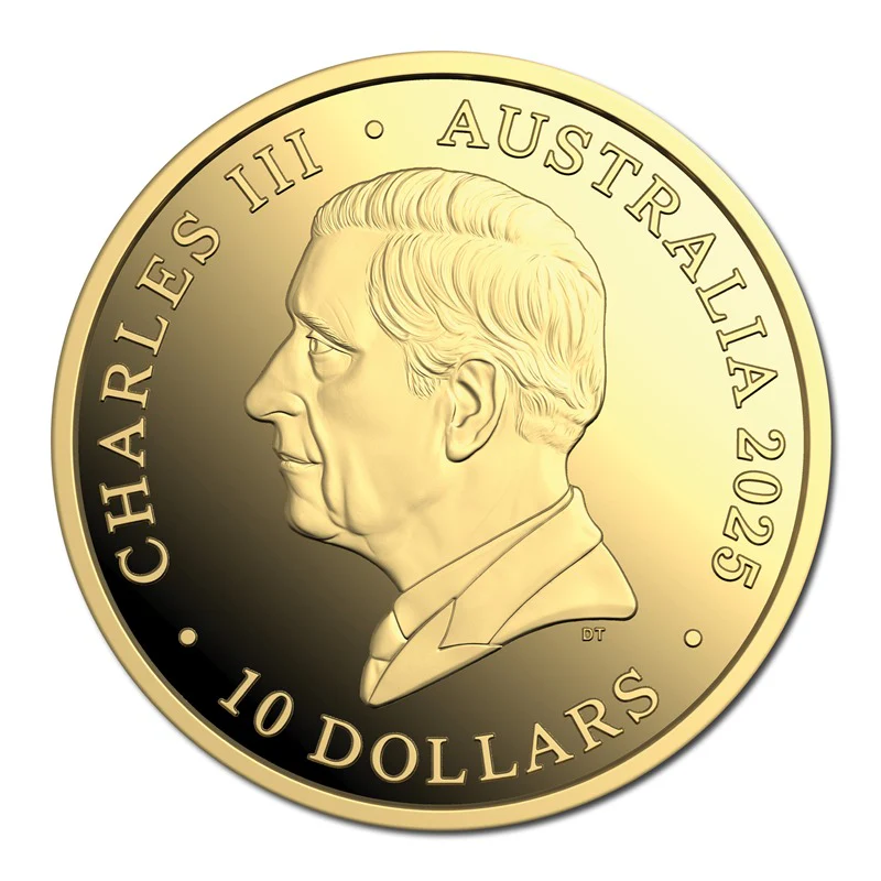 $10 2025 RAM 60th Anniversary Gold Proof - Image 3