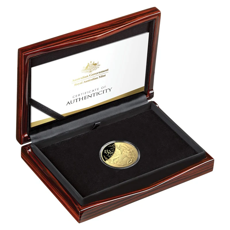 $100 2023 Year Of The Rabbit 1oz Gold Proof Domed - Image 5