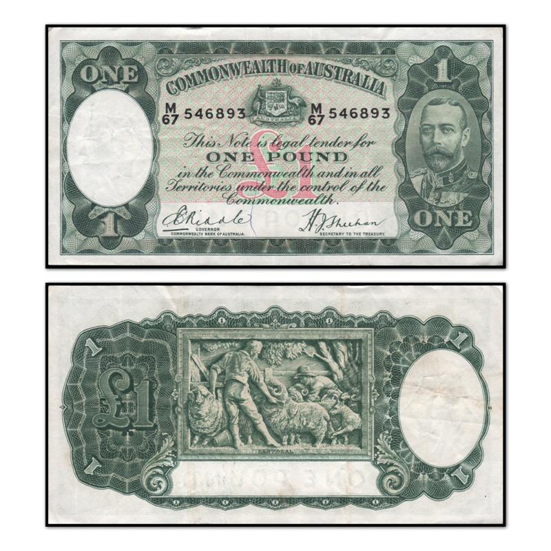 (1933) One Pound Riddle/Sheehan R.28 - Image 2