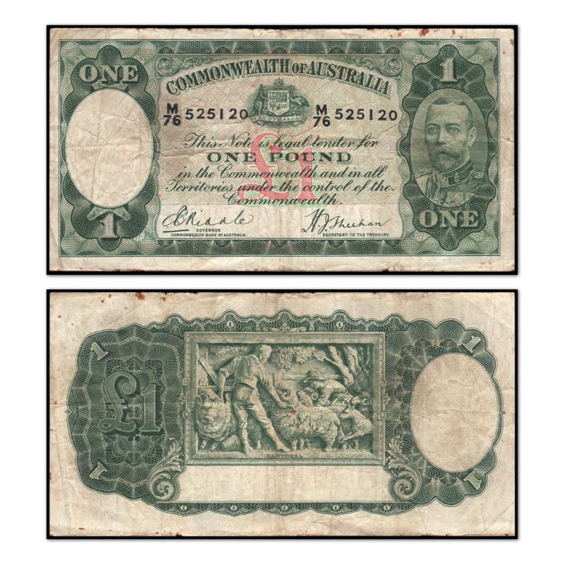 (1933) One Pound Riddle/Sheehan R.28 - Image 7