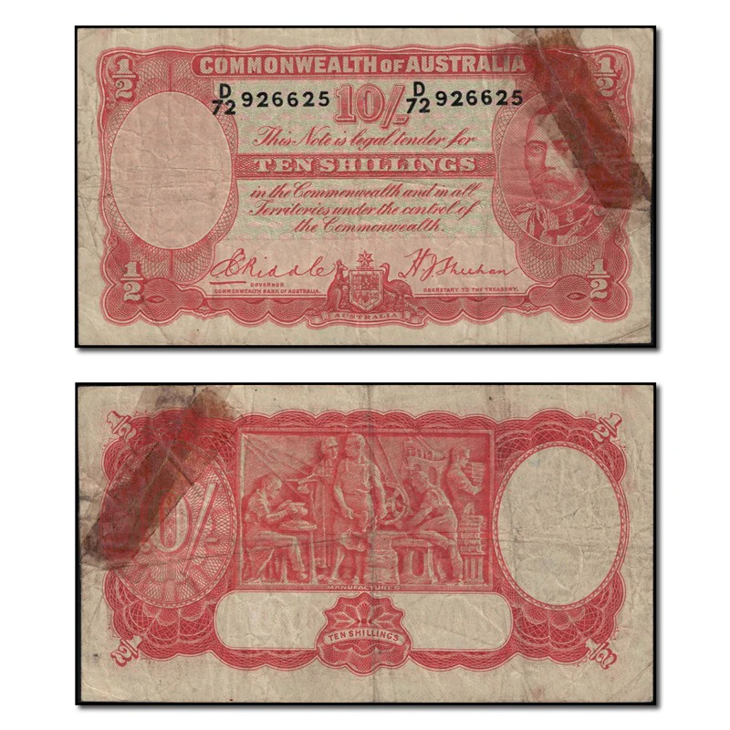 (1936) Riddle/Sheehan Ten Shillings R.11 - Image 6