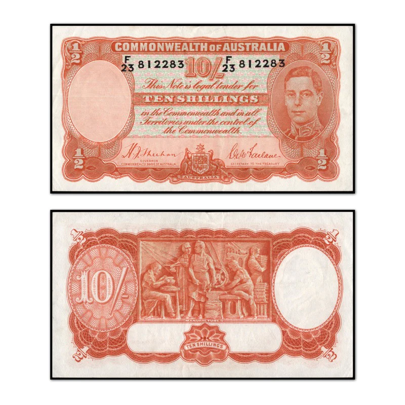 (1939) Sheehan/McFarlane Ten Shillings R.12