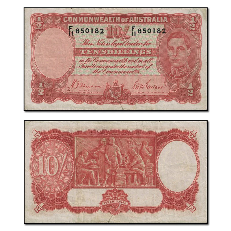 (1939) Sheehan/McFarlane Ten Shillings R.12 - Image 5