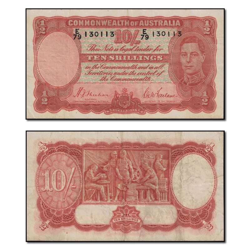 (1939) Sheehan/McFarlane Ten Shillings R.12 - Image 8