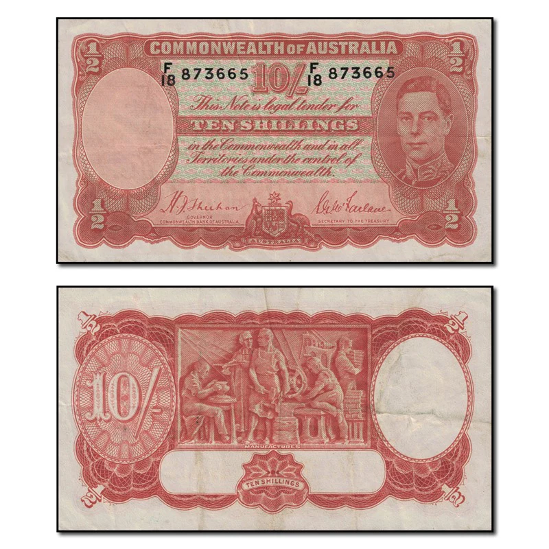(1939) Sheehan/McFarlane Ten Shillings R.12 - Image 9