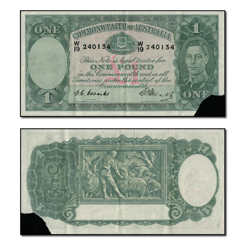 (1949) One Pound Coombs/Watt R.31 - Image 13