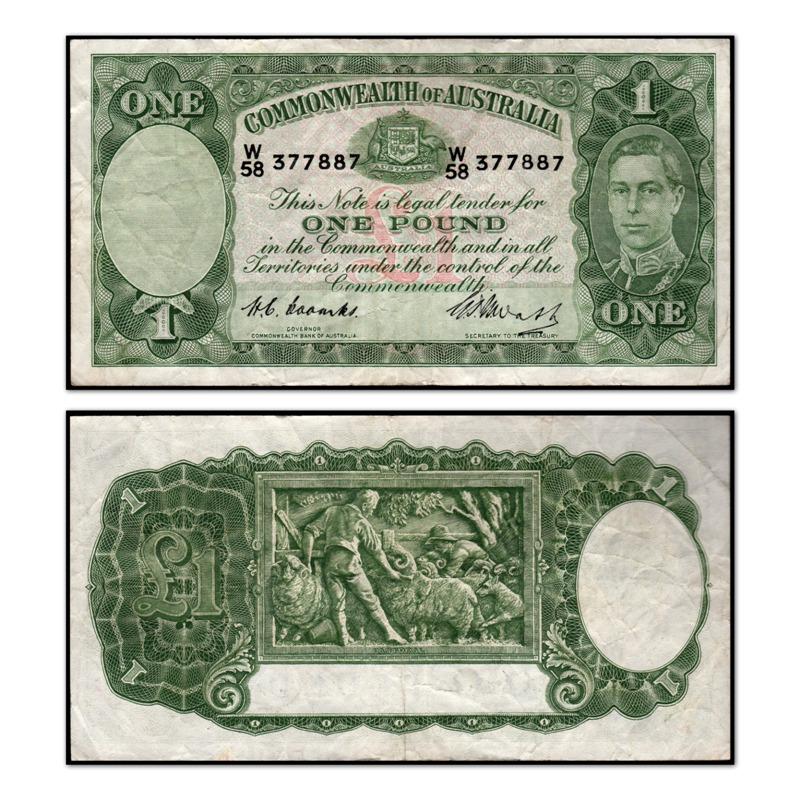 (1949) One Pound Coombs/Watt R.31 - Image 3