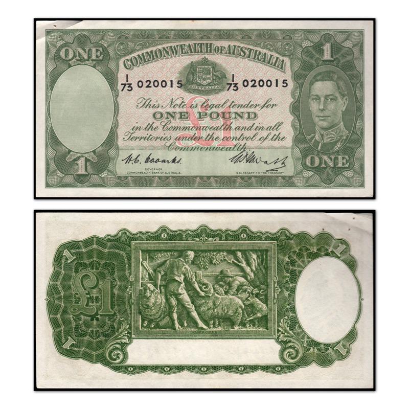 (1949) One Pound Coombs/Watt R.31 - Image 8