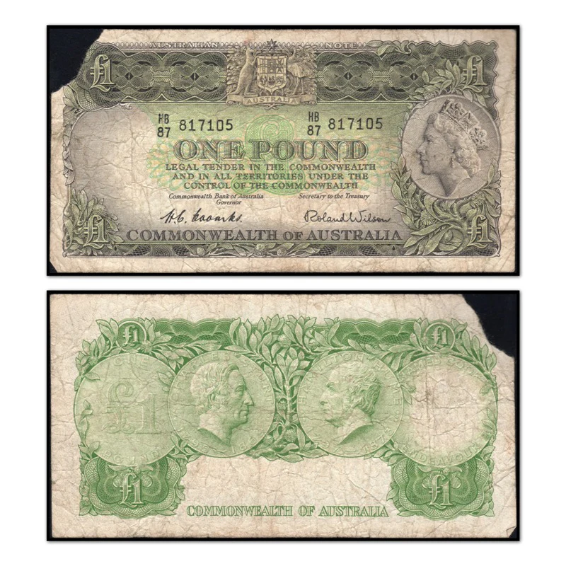 (1953) One Pound Coombs/Wilson R.33 Poor