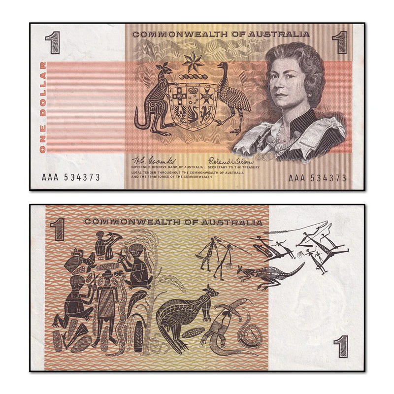 (1966) $1 Coombs/Wilson R.71f AAA First Prefix - Image 3