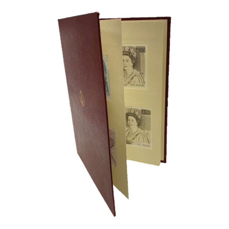 1993 Bank of England 5, 10, 20 & 50 Pound Banknote Folder - Image 2