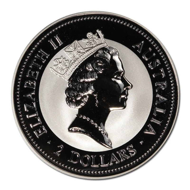 1998 Kookaburra $2 2oz Silver Coin & 2oz Medal Set - Image 2