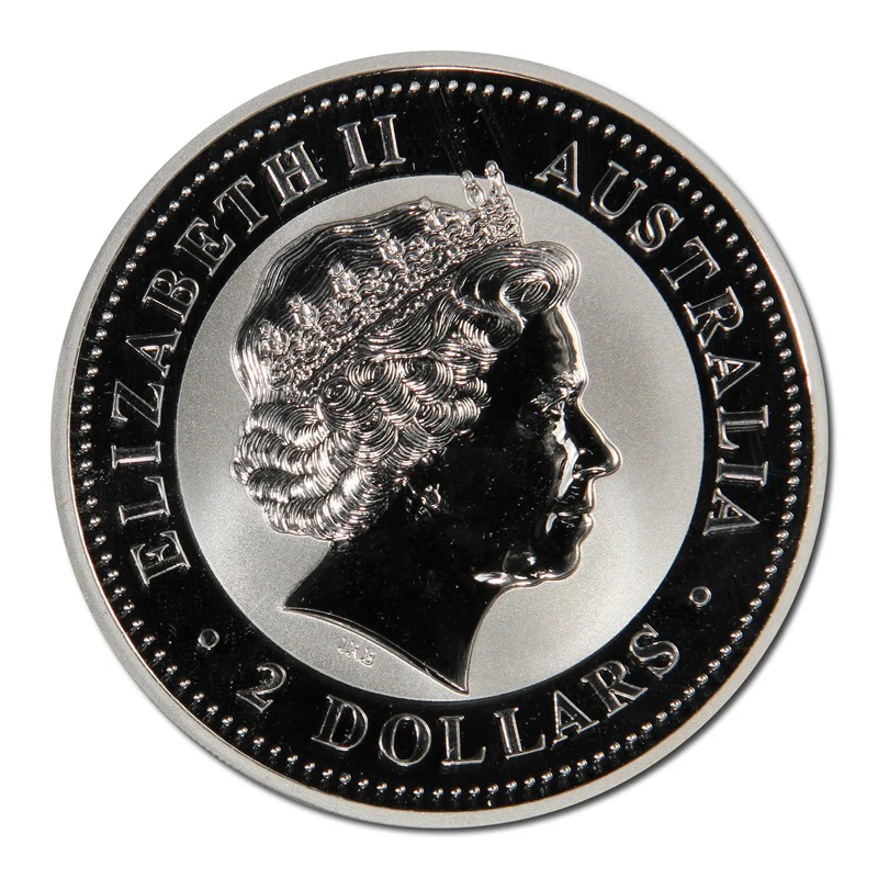 1999 Kookaburra $2 2oz Silver Coin & 2oz Silver Medallion - Image 2