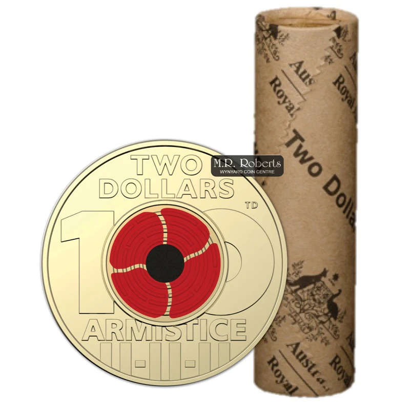 $2 2018 Remembrance Day Armistice Mint Roll